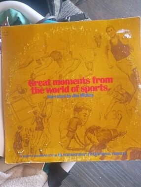 Great Moments from the World of Sports – Yellow Wall Art Print
